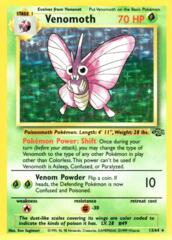 Venomoth - 13/64 - Holo Rare - Unlimited Edition